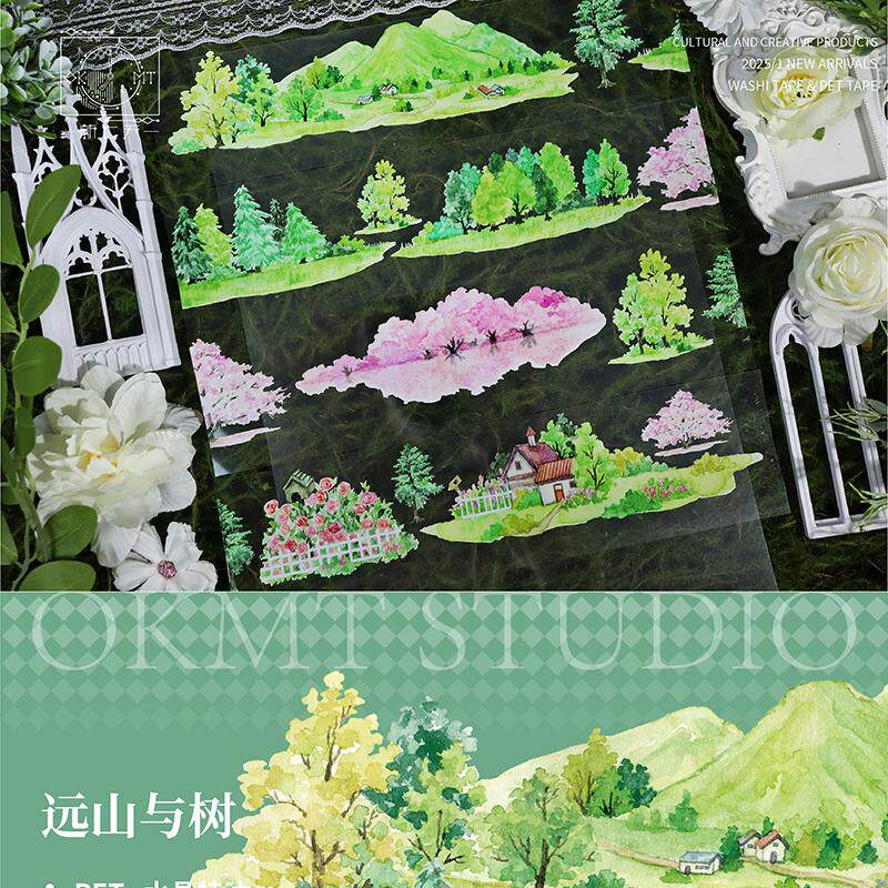 OKMT Season Scenery Theme PET Tape