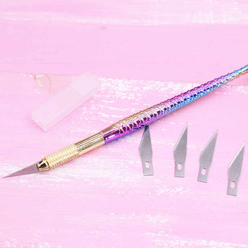 1Pcs Mermaid Tail Pen Knife