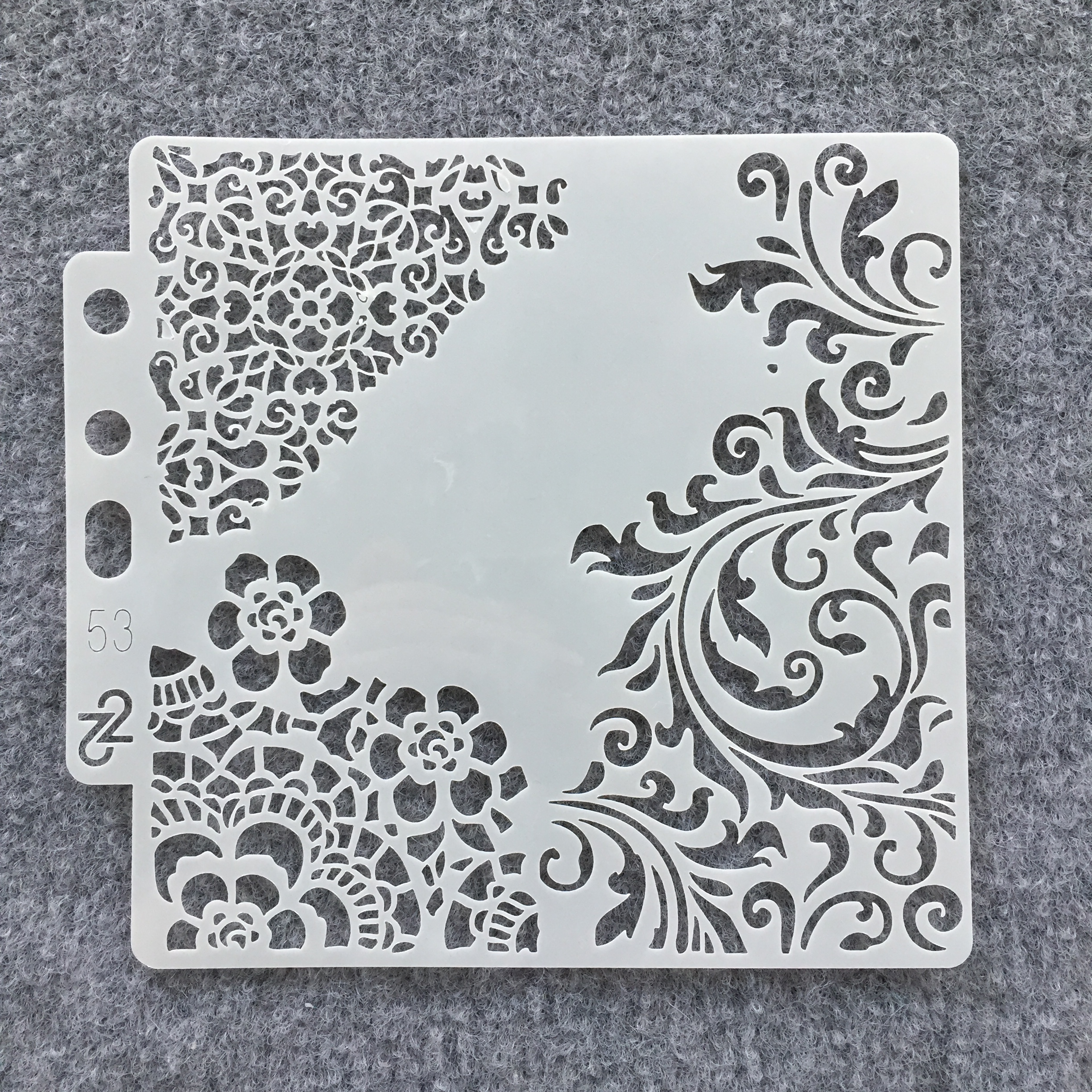 1Pc Cloud, Snowflake, Floral, Deer Elements Scrapbook Hollow Stencil Template