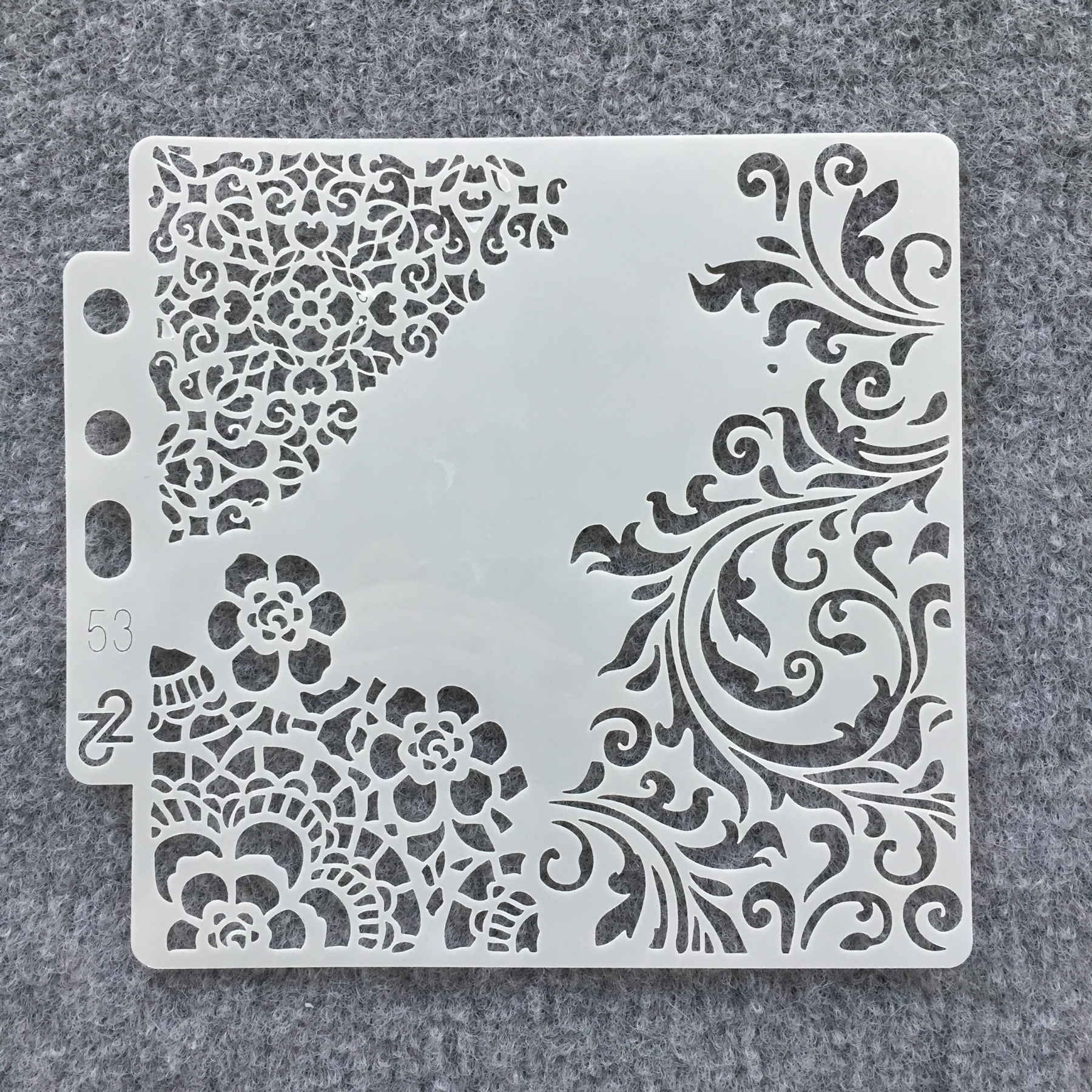 1Pc Cloud, Snowflake, Floral, Deer Elements Scrapbook Hollow Stencil Template