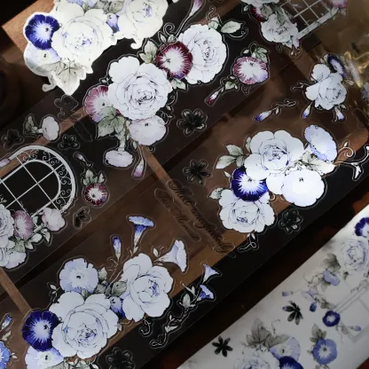 YIER Studio Floral window Washi PET Tape 2.56*78.74 inch