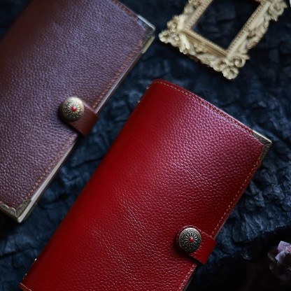 A6 Genuine Leather TN Notebook | Vintage Refillable Blank Pages