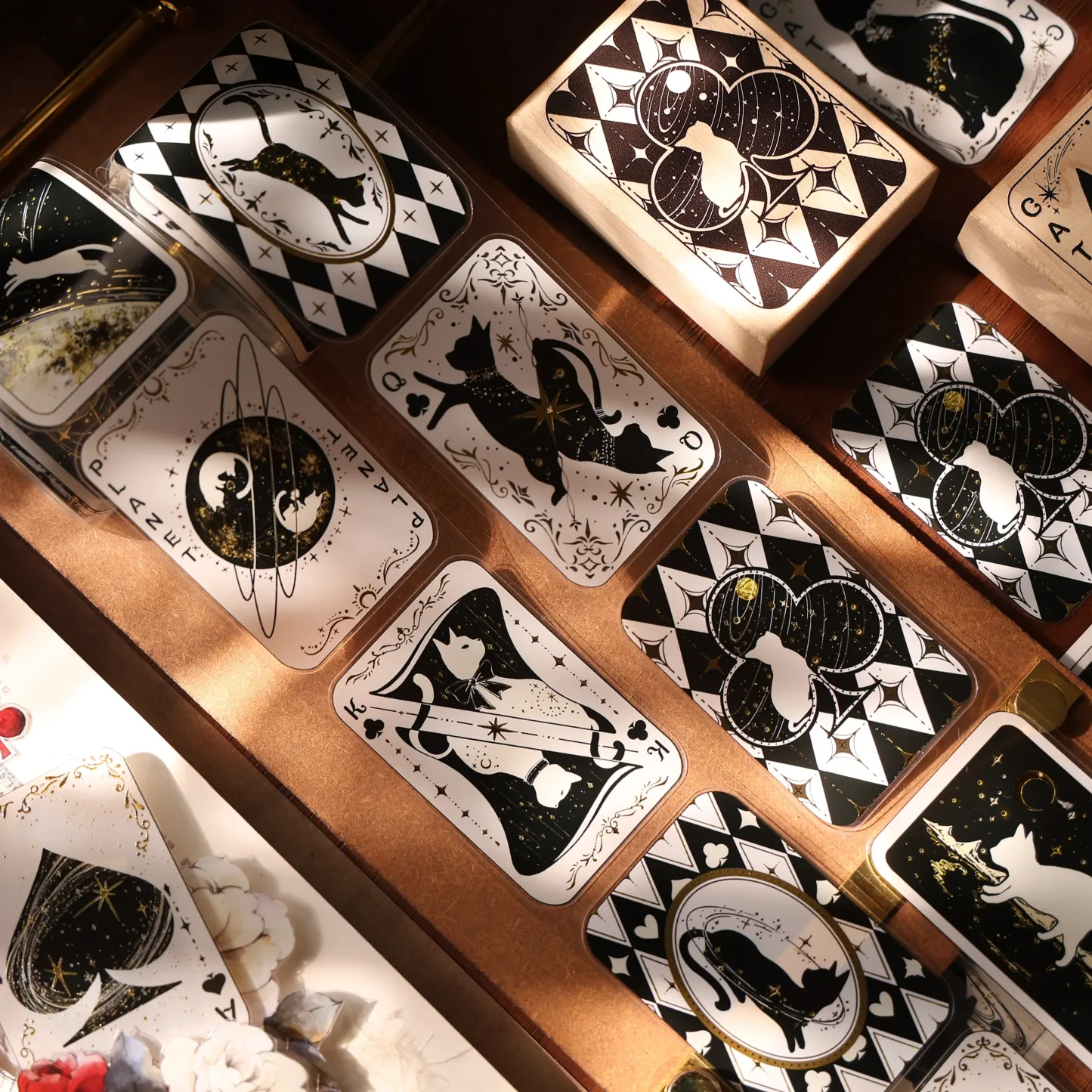 YIER Studio Zodiac Playing Cards PET Washi Tape 1.77*196.85 inch