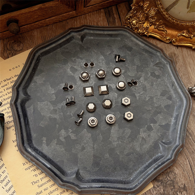 4pcs Mixed Shapes Antique Bronze Decorative Rivets Scrapbooking metal materials