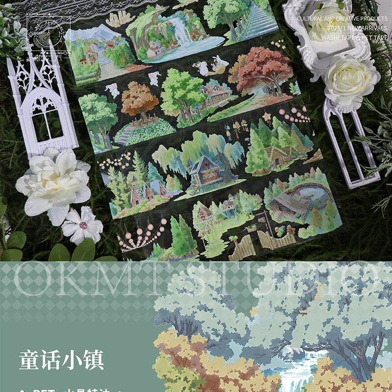 OKMT Season Scenery Theme PET Tape