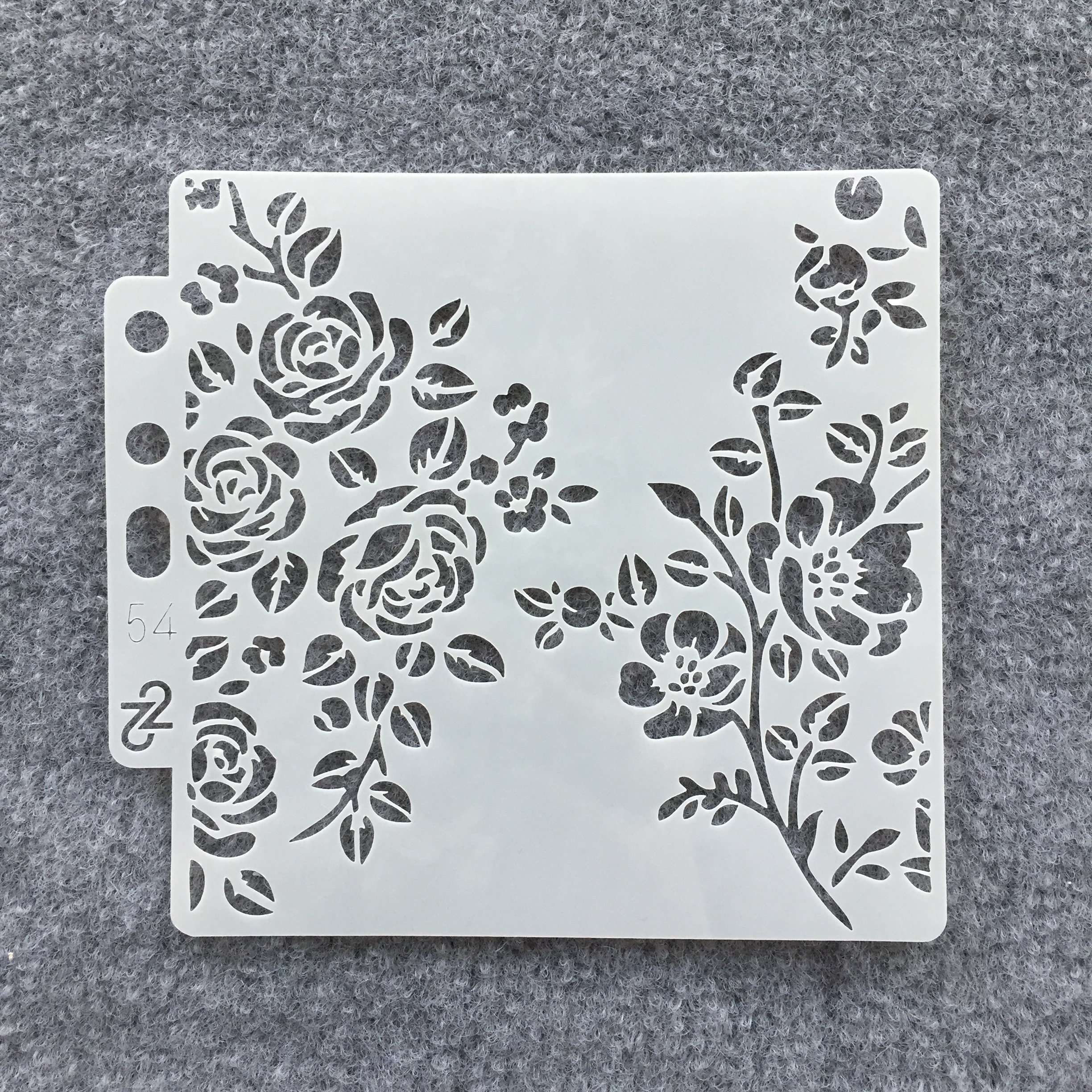 1Pc Cloud, Snowflake, Floral, Deer Elements Scrapbook Hollow Stencil Template