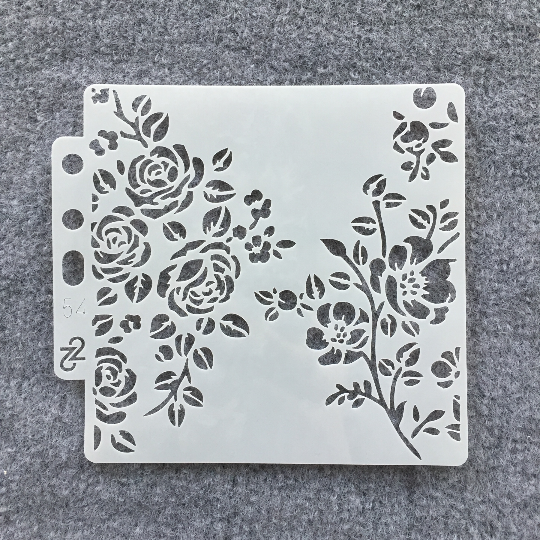 1Pc Cloud, Snowflake, Floral, Deer Elements Scrapbook Hollow Stencil Template