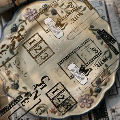 YIER Studio Retro Frame Washi PET Tape 2.17 * 78.74 inch