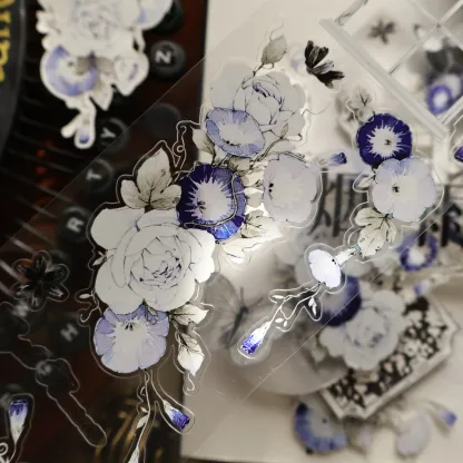 YIER Studio Floral window Washi PET Tape 2.56*78.74 inch