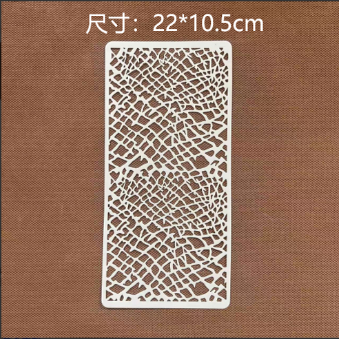 12Pcs Wood Texture on the Wall Stencils 8.66*4.13 inch