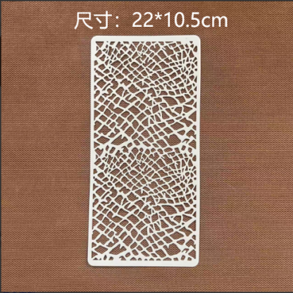 12Pcs Wood Texture on the Wall Stencils 8.66*4.13 inch