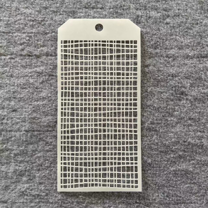 8Pcs Texture Wall Stencils 8.66*4.13 inch