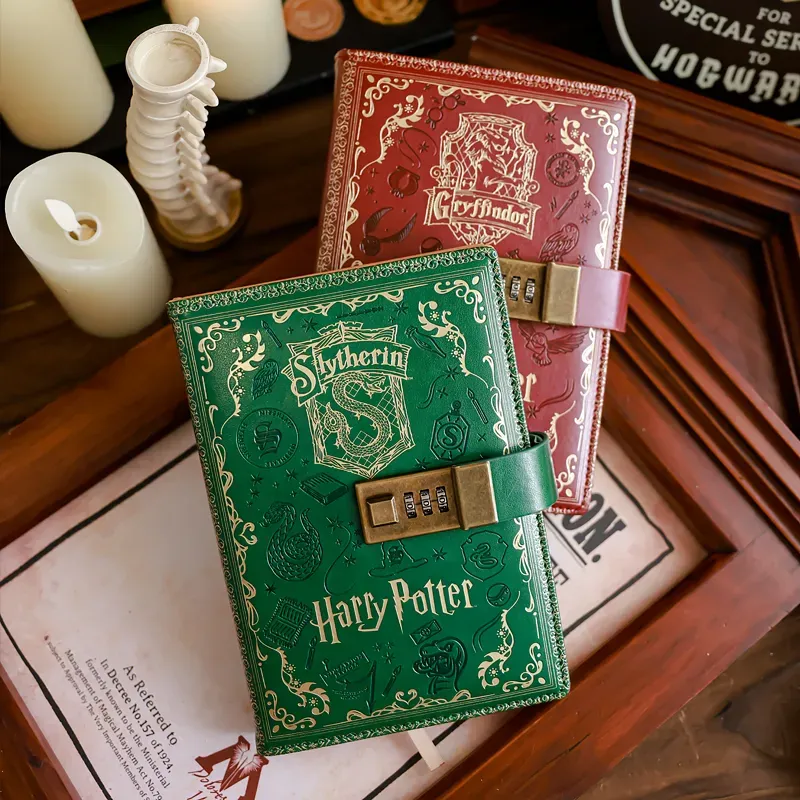 Harry Potter Vintage Code Lock Diary - Secret Writing & Magical Journal for Fans - Stylish Journal for Everyday Writing