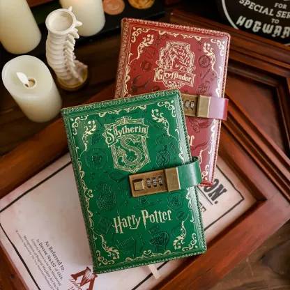 Harry Potter Vintage Code Lock Diary - Secret Writing & Magical Journal for Fans - Stylish Journal for Everyday Writing