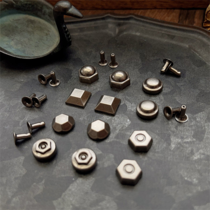 4pcs Mixed Shapes Antique Bronze Decorative Rivets Scrapbooking metal materials