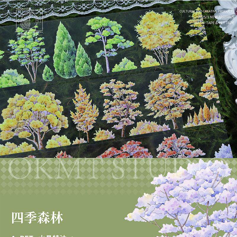 OKMT Season Scenery Theme PET Tape