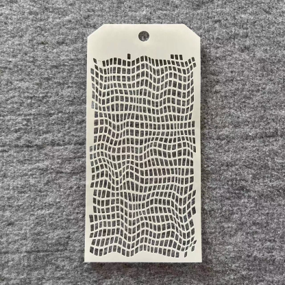 8Pcs Texture Wall Stencils 8.66*4.13 inch