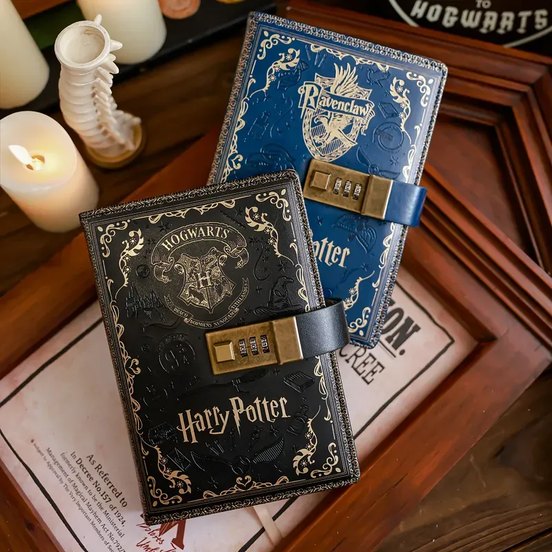 Harry Potter Vintage Code Lock Diary - Secret Writing & Magical Journal for Fans - Stylish Journal for Everyday Writing