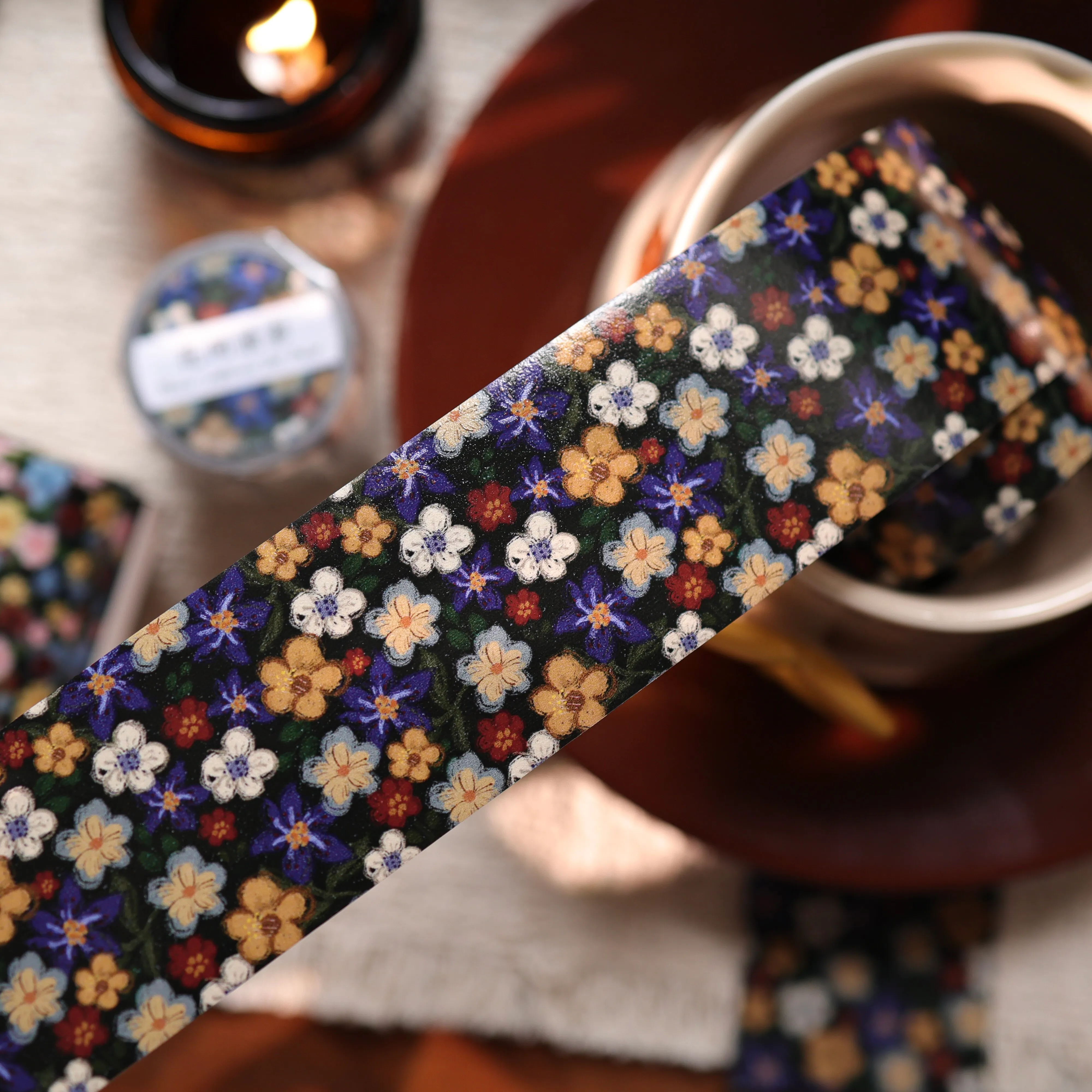 YIER Studio Red Roses Washi PET Tape
