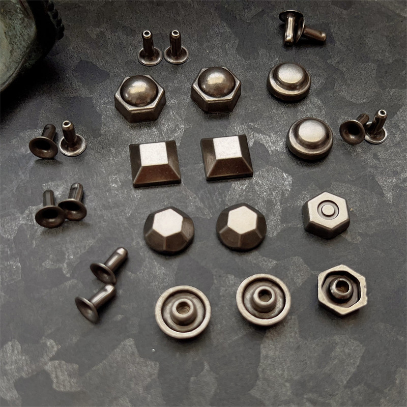 4pcs Mixed Shapes Antique Bronze Decorative Rivets Scrapbooking metal materials