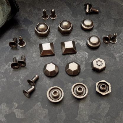 4pcs Mixed Shapes Antique Bronze Decorative Rivets Scrapbooking metal materials