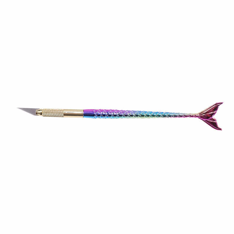 1Pcs Mermaid Tail Pen Knife