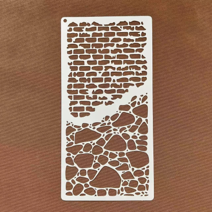 8Pcs Texture Tree branches flowers Stencils 8.66*4.13 inch