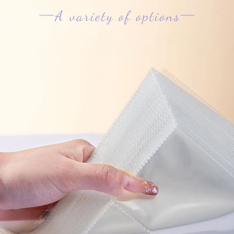 A4 Pocket Storage Binder – 2/3 Vertical Slots for Stickers & Washi