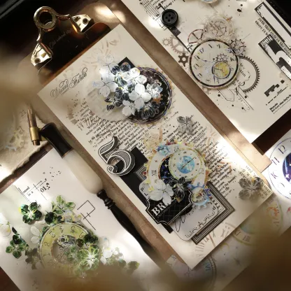 YIER Studio Gear Theme PET Washi Tape 1.97*196.85 inch