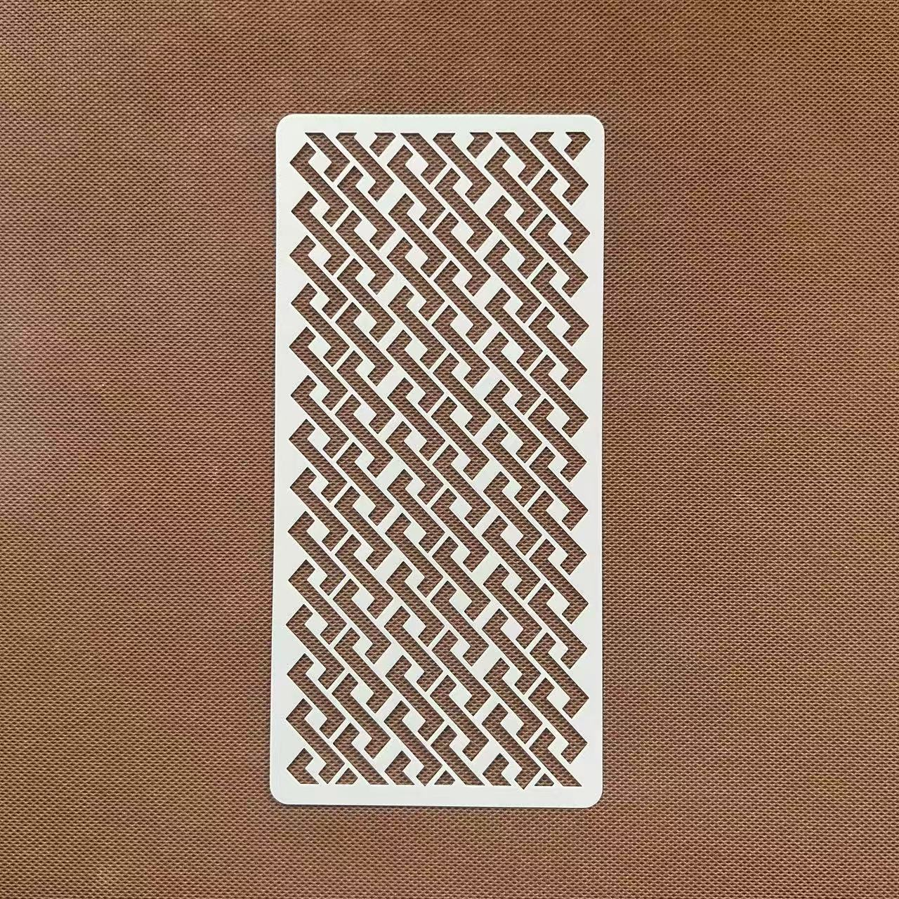 12Pcs Wood Texture on the Wall Stencils 8.66*4.13 inch