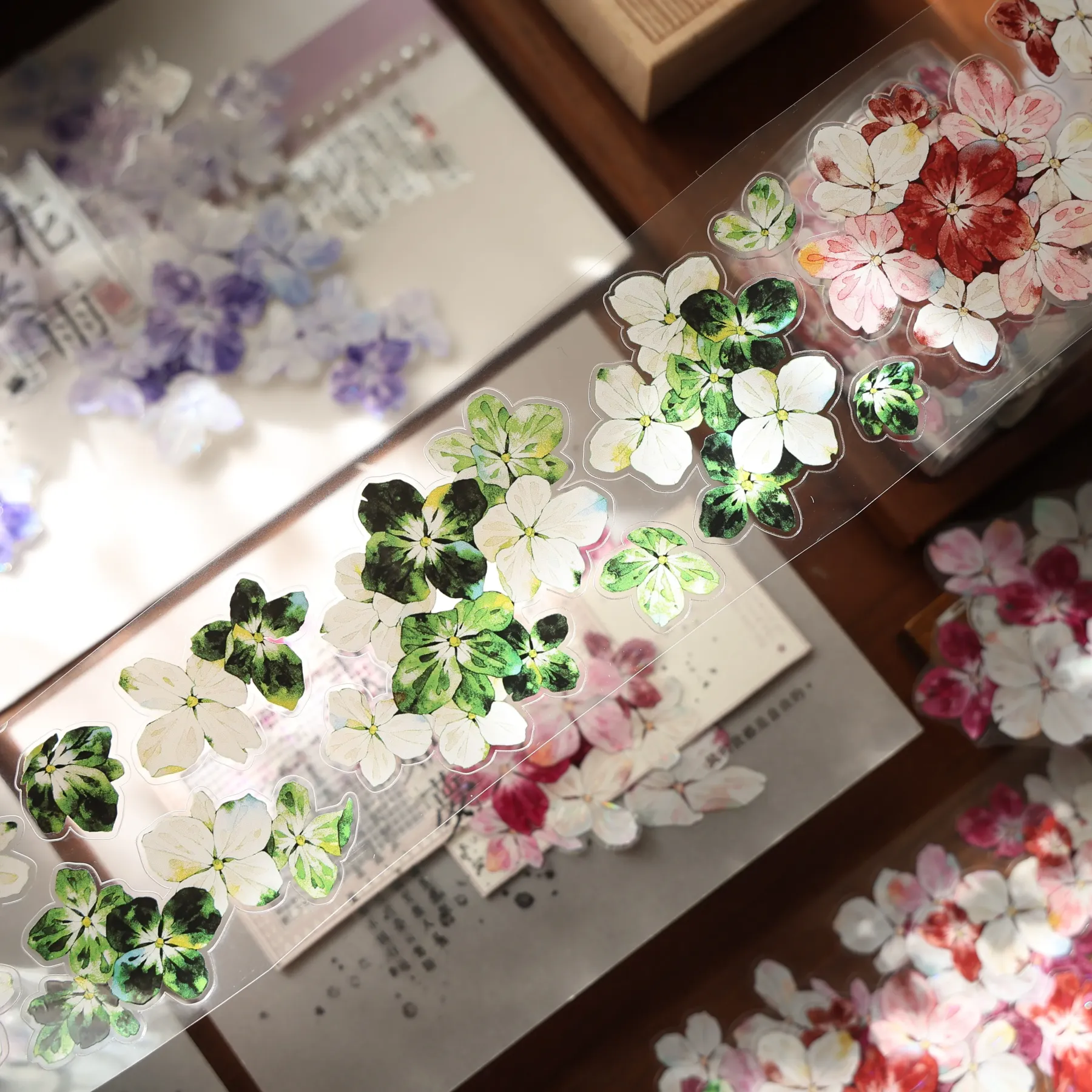 YIER Studio Summer Four-Leaf Clover PET Tape