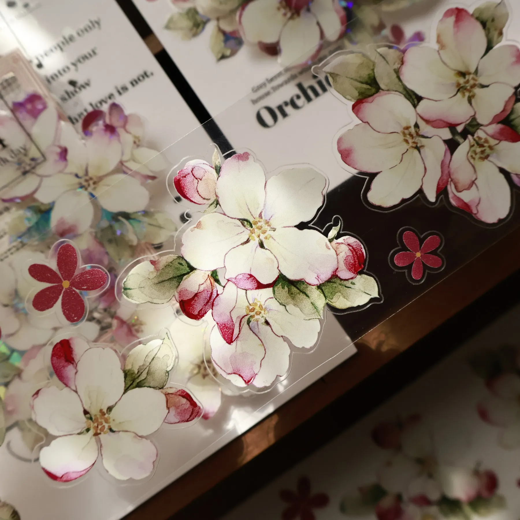 YIER Studio Red Roses Washi PET Tape