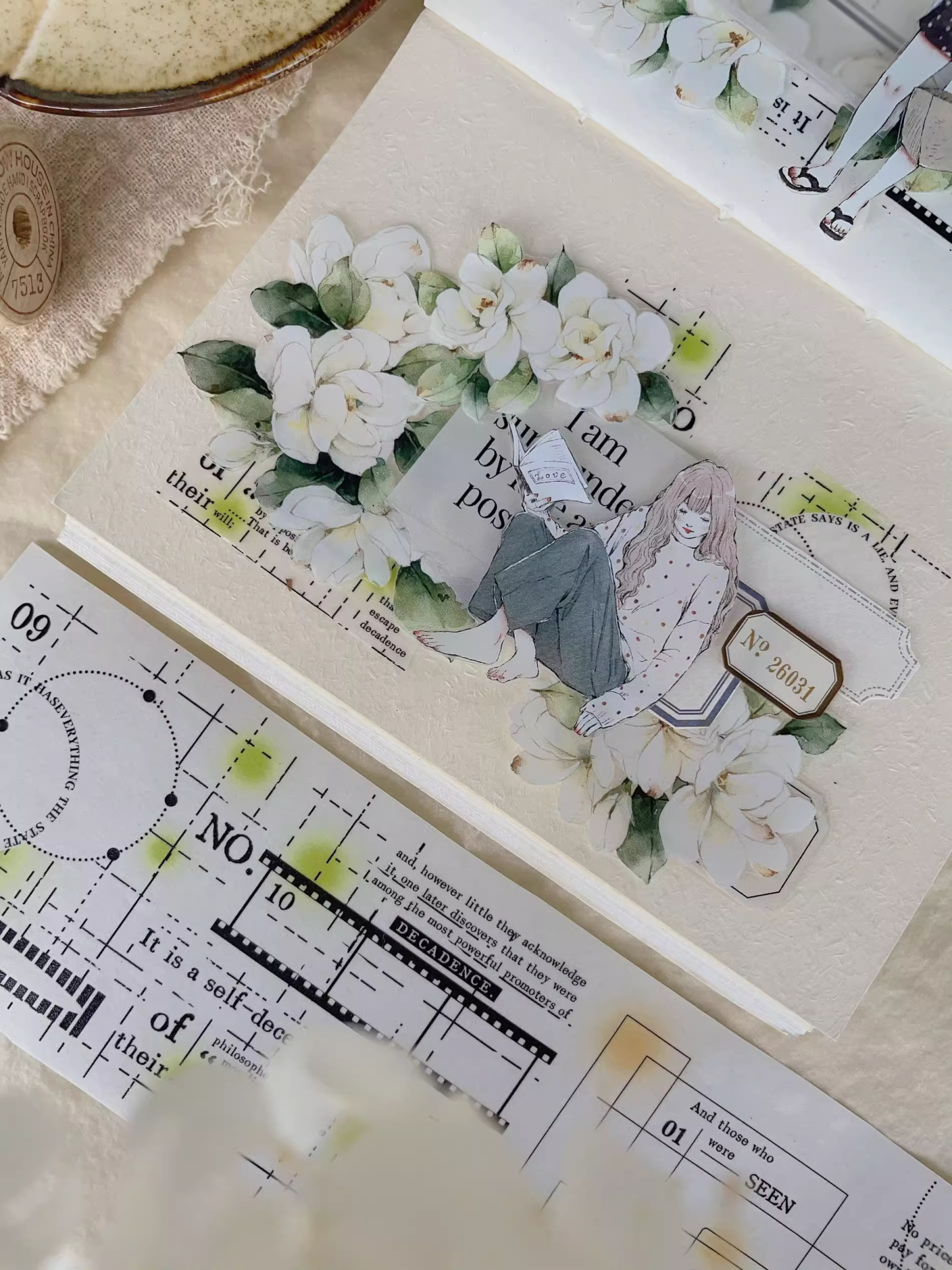 YIER Studio Text Wireframe PET Washi tape 70mm*600cm