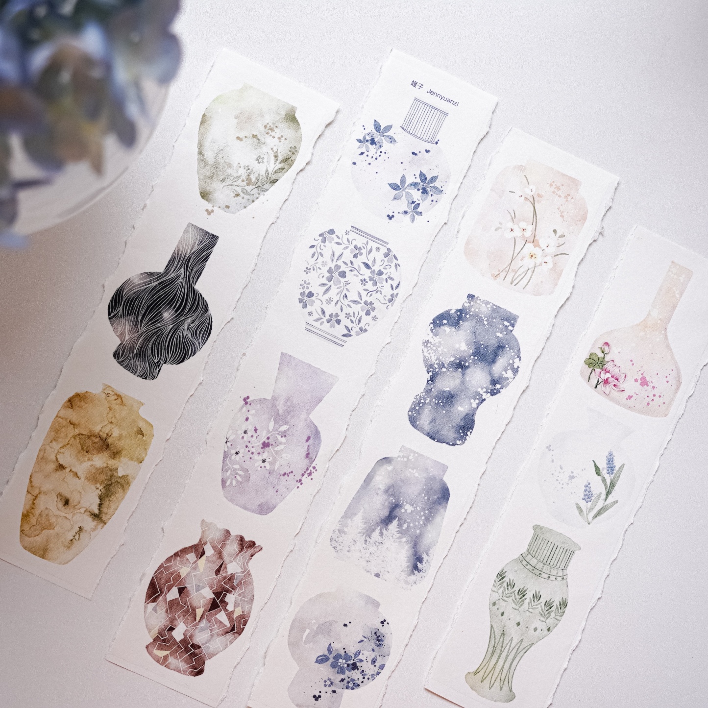 Yuanzi Studio Retro Girl Washi/Pet Tape
