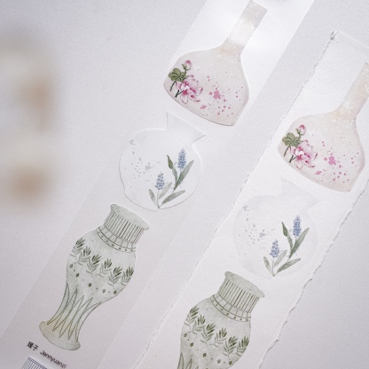 Yuanzi Studio Retro Girl Washi/Pet Tape