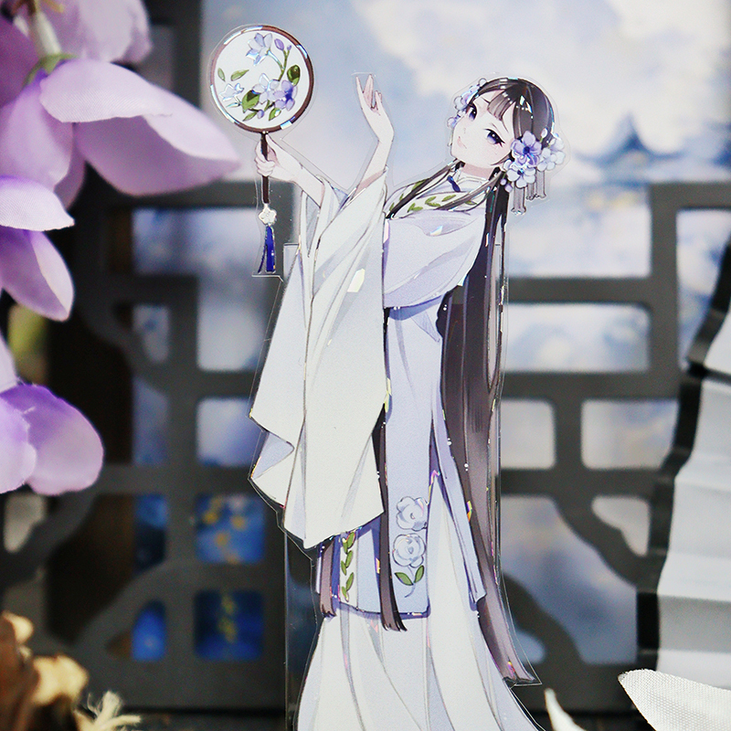 OKMT Studio 60mm/5M Chinese Style Opera girl theme Shell Light PET Tape
