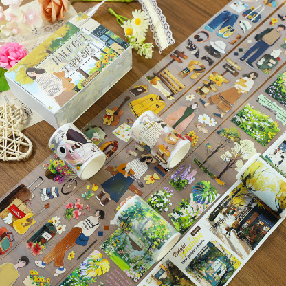 [Copy]6 Roll/setForest Magic Dragon Theme PET Tape