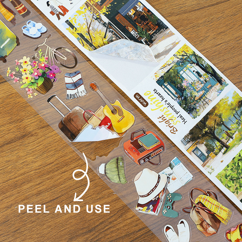 [Copy]6 Roll/setForest Magic Dragon Theme PET Tape