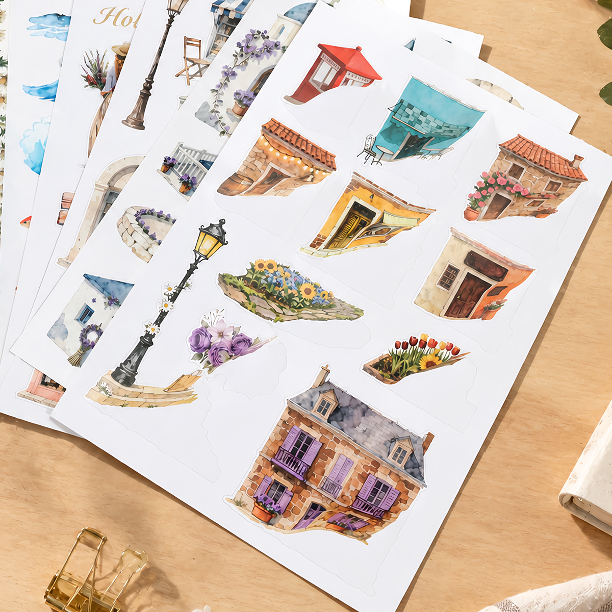 20Sheet/Pack Travel Elements PET Washi Sticker Book