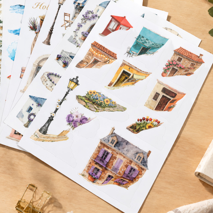 20Sheet/Pack Travel Elements PET Washi Sticker Book