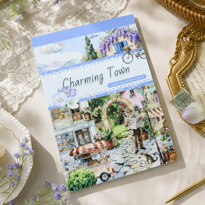 20Sheet/Pack Rural town Elements PET Washi Sticker Book