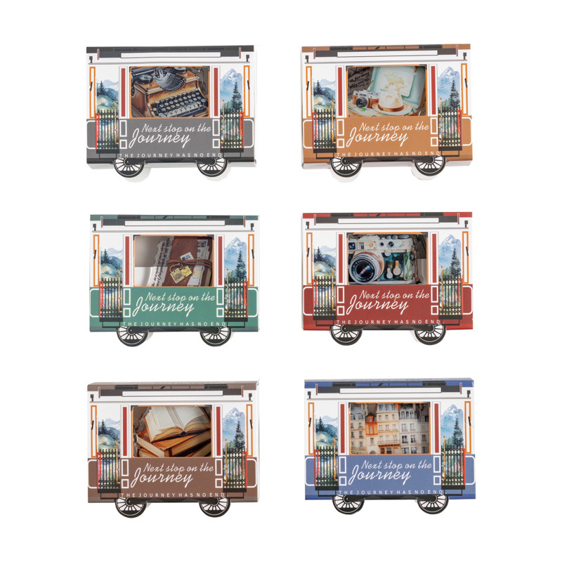 1Pcs Travel Theme Acrylic Epoxy Clip