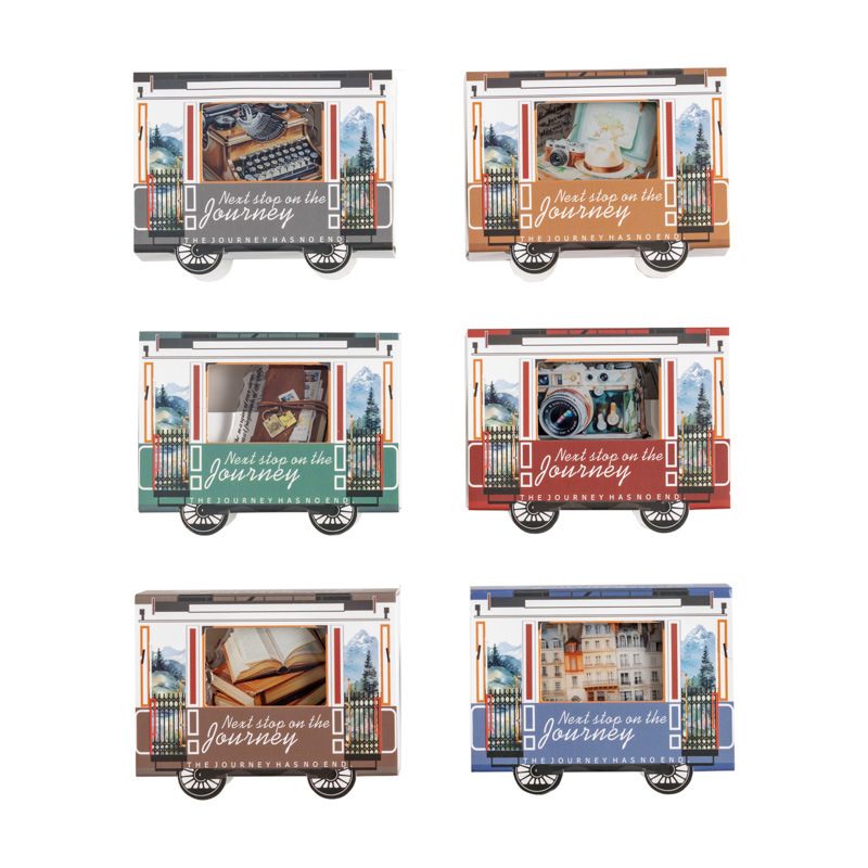 1Pcs Travel Theme Acrylic Epoxy Clip