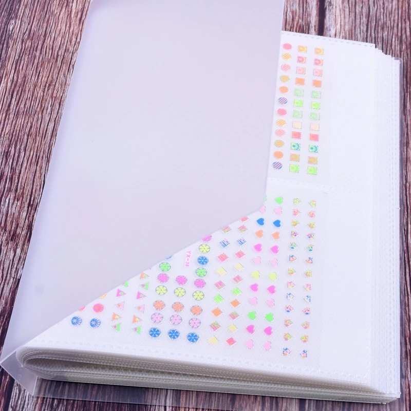 20-sheet sticker collection waterproof storage book