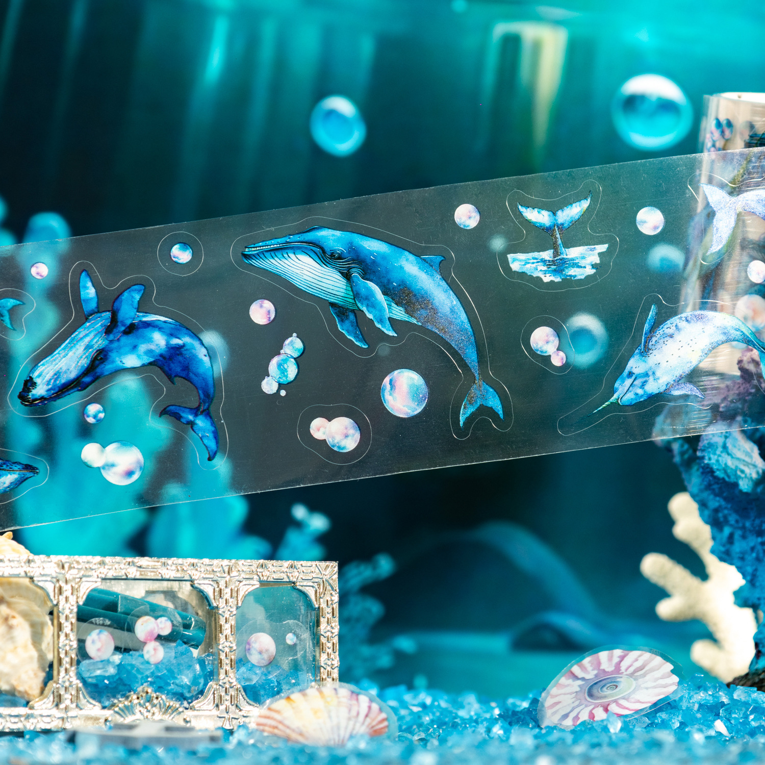 Marine biological element PET tape 1.97 inch * 78.74 inch
