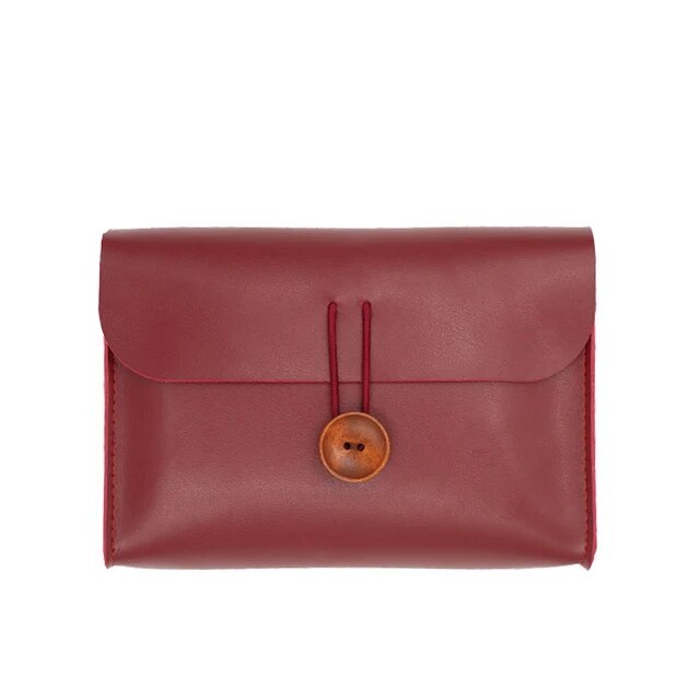 PU leather women's buckle bag box travel storage bag