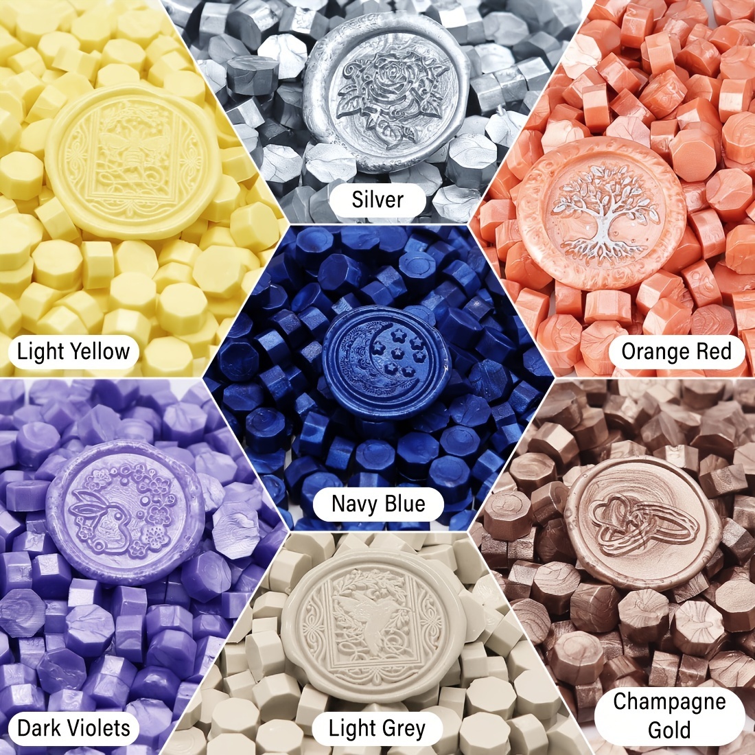100pcs Sealing Wax Beads Nuggets For Wax Seal Stampz