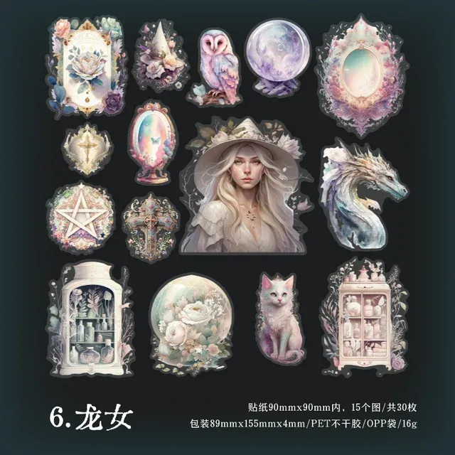 30pcs/Pack Witch of the East Character Stickers