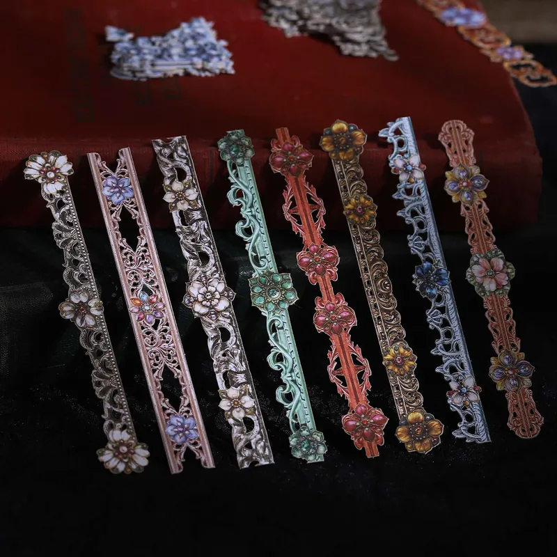 20pcs/1lot vintage Baroque style border material sticker