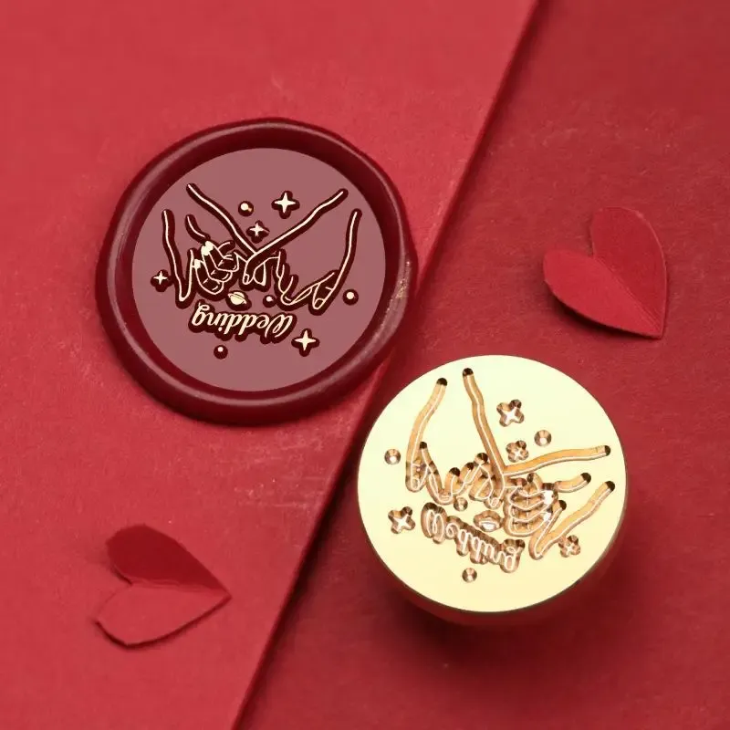 Valentine'S Day Wedding Red Series Seal Wax Stamps